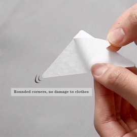 Woonsoon 120pcs Thickened PVC Collar Anti-Warping Edge Shaper - Collar Extenders, No Curl Collar Shirt Collar Stays for Collar Stays (120 Pcs)