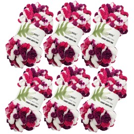 DDL&HEXI 6 skeins of Loop Yarn Finger Yarn (115-6)