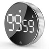 Kitchen Timer Round Rotary Digital Timer Large LED Magnetic Digital
