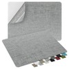 ZESION 2Pcs Self-Adhesive Linen Fabric Patches, Quick Repair for Sofas,