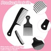 3 PCS Wide-Tooth Comb Detangling Shower Comb Set, Big Tooth
