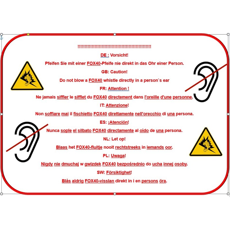 Fox 40 Sonik Blast CMG White Whistle Fox40 Referee Referees