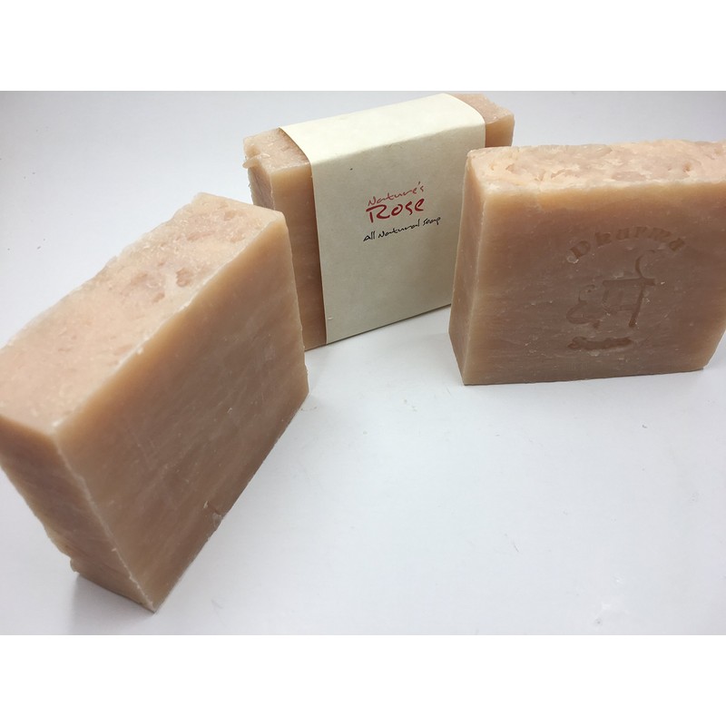 85% organic Nature's rose soap bar cold process