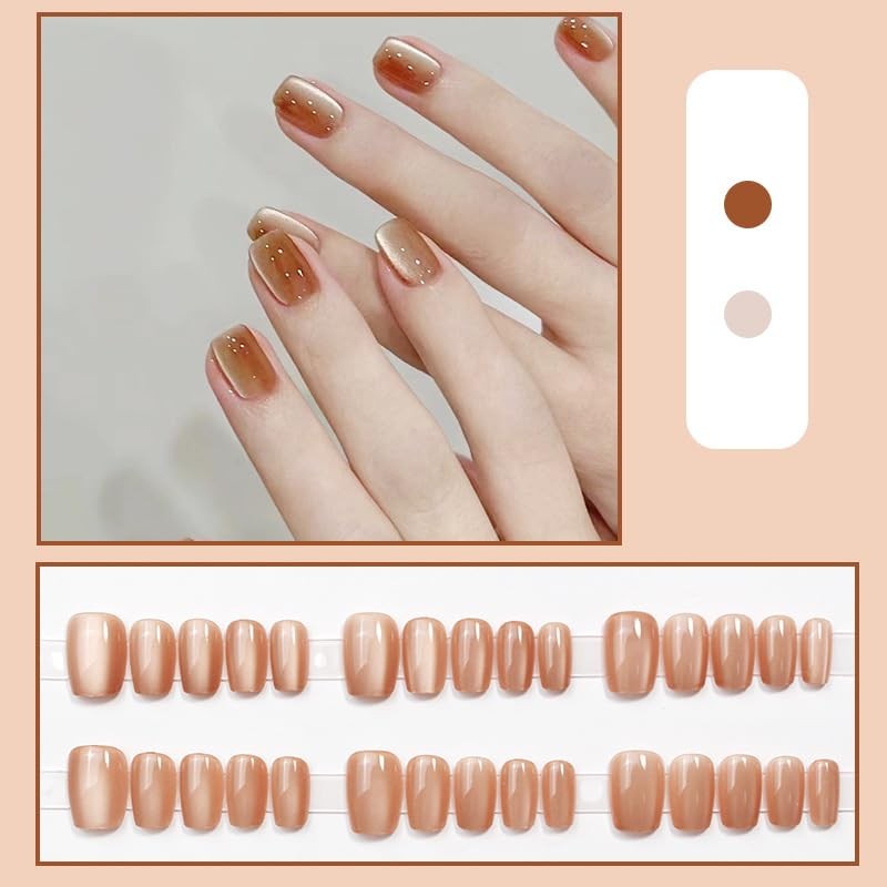 Handmade Nail Tip, Oval, Medium, Long, False Nails, Rhinestones, Popular,