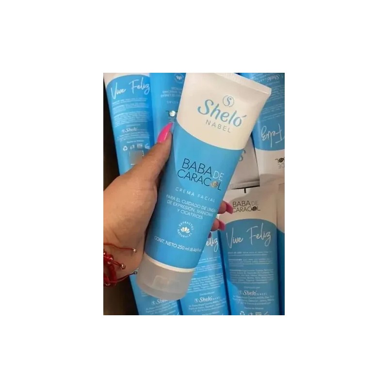 4 Crema Facial De Baba Caracol Sheló Repara Piel +