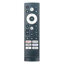 AULCMEET ERF3S90H New Replacement Voice Remote Control fit for Hisense LED 4K UHD Smart Google TV A6 Series 43A6H 43A65H 50A6H 50A65H 50A68H 55A6H 43A68H 55U6H 65U6H 75U6H 55U7G 65U7G
