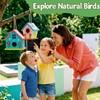 4 Pack Wooden DIY Birdhouse Kit, Art Craft Painting Kit