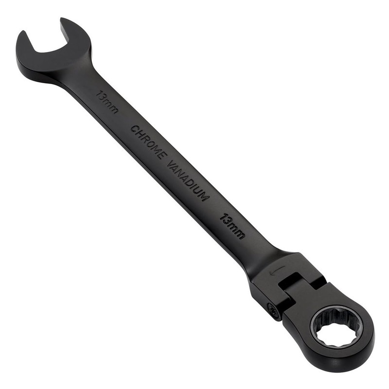 Draper 03919 Expert HI-TORQ Metric Flexible Head Ratchet Combination Spanner,