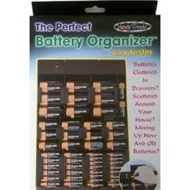 The Perfect Battery Organizer and Tester(TM) by Handy Trends As Seen on TV