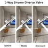 PHOEWON Diverter Valve Shower 3 Way Diverter Valve Shower G