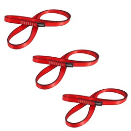Newdoar 16 mm Nylon Sling Runners 23 kN Rock Climbing Loop Lightweight Yoga Slinging, red