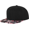 Yupoong Flexfit Unisex Kappe Floral Snapback 2-Tone Cap, blanko Cap