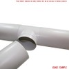 Kair Round Equal T-Piece 150mm - 6 inch Plastic Ducting