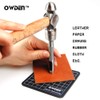 OWDEN 6 Pieces Hollow Hole Punch Set (1/8" - 5/16"),Leather