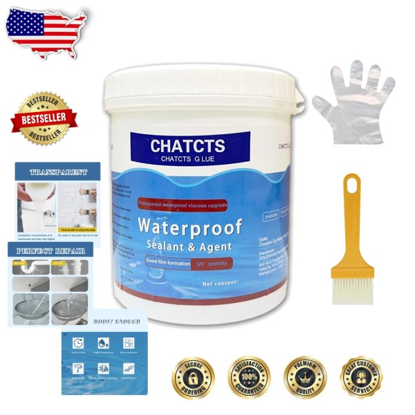 Invisible Waterproof Glue - Strong Transparent Sealant for Indoor &