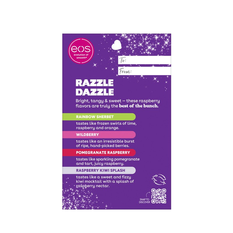 eos Lip Balm Gift Set- Razzle Dazzle, Limited-Edition Lip Moisturizer,