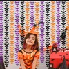 2 Pack Bat Halloween Foil Fringe Curtains Party Decoration, 3.3