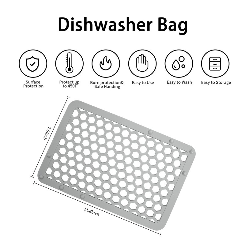 REVEX Silicone Dishwasher Bag,Dishwasher Basket for Baby Items,Baby Bottle Dishwasher