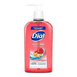 DIAL Jabón para manos, Granada Mandarina, 460ml, elimina el 99% de las bacterias, dermatológicamnete probado con vitamina E.