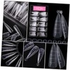 Baluue 100pcs Practical Nail Model Plate Manicure Nail Tips for
