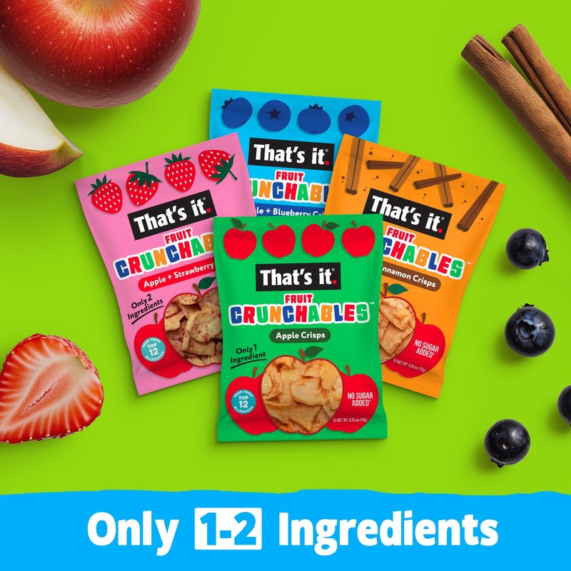 That's it. Fruit Crunchables Variety Pack, Fruit Snacks for Kids,