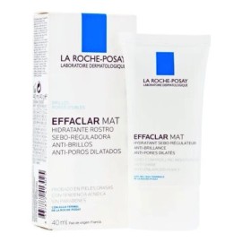 Roche Posay Crema Facial Effaclar Mat 40ml Pieles Grasas Tendencia Acné Día Noche