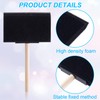 CustomyLife 4 Pcs Foam Paint Brushes, 4 Sizes Wood Handle