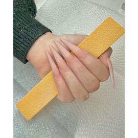 Scarlett Nail Files Square 80/80 - Nail file jumbo square - Acrylic Nail File (150pcs)