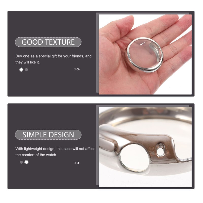 Gatuida Watch Screen Cover Anti-Scratch Lightweight Reusable Shell for Watch