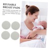 SAFIGLE 10 pcs Reusable Nursing Pads Breathable Breastfeeding Pads for