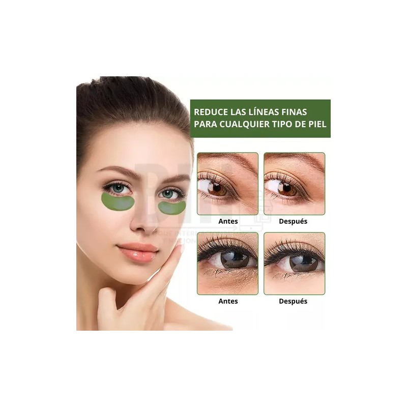 Parches Para Ojos Bolsas Ojeras Hidrata Humecta Antiarrugas