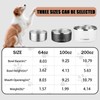 FristChoice Stainless Steel Dog Bowls with Non-Slip Rubber Bottom,Durable Insulated