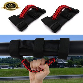 buyinhouse Roll Bar Grab Handles Grip Handle for Wrangler YJ TJ JK JL JLU JT Sports Sahara Gladiator Freedom Rubicon X & Unlimited 1987-2022