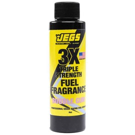JEGS Bubble Gum Fuel Fragrance | 4 Ounce Bottle | Compatible With Gasoline, Alcohol, Methanol, Nitromethane, and Diesel Fuels