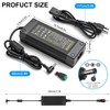 Towisituati 12V 10A Power Supply AC/DC Adapter, AC 100V-240V to