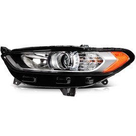 Headlight Assembly Left Driver Side 2013-2016 for Ford for Fusion 4-Door Sedan Clear Lens Headlamp DS7Z-13008-B FO2502304