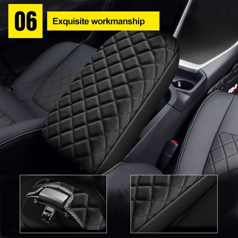 AOMSAZTO Heightening Armrest Pad for 2013-2018 Toyota RAV4