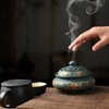 EOIMS Ceramic Incense Burner with Incense Holder Handmade Smudgeing Burning