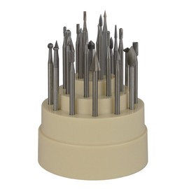24 Piece Assorted Bur Set w/ 3/32" Shanks Jewelry Making Bur Cutting Tools