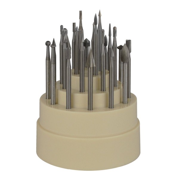 24 Piece Assorted Bur Set w/ 3/32" Shanks Jewelry Making
