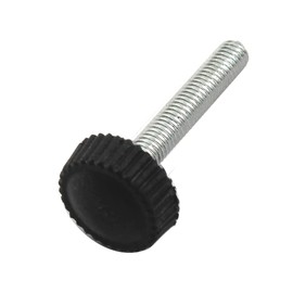 20Pcs M4x30 Male Thread Thumb Screw Hand Tightening Screw Black Plastic Handle Knob Clamping Screw