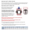DERNORD Stainless Ball Valve - 1/4 Inch NPT Thread Male