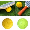 Liahelianx Noise-Reducing Foam Pickleballs-Soft PU Practice Balls for Indoor/Outdoor Training,