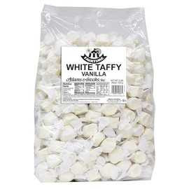 Fairtime White Vanilla Taffy, 3 Pound Bag (Pack of 1) - Individually Wrapped Saltwater Taffy Candy Bulk Pack - Soft & Chewy Candy for Buffet, Party, or Wedding Favors - Kosher Certified Soft Candies