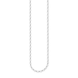 Thomas Sabo Charm Club unisex chain without pendant (925 silver, wide anchor chain, empty, X0002-001-12), Silver