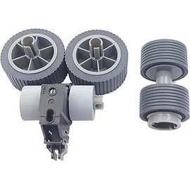 CeaMere 1SET Scanner Consumable Kit Pick Roller + Brake Roller Pickup Roller Separation Roller Compatible with Fujitsu fi-7600 fi-7700 fi-7700S fi-7460 fi-7480