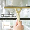 FLEXMAN Shower Squeegee, 8.9 Inch Multi Purpose Stainless Steel Shower