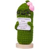 CoFuBcad Handcrafted Emotional Support Cucumber Gift, Cute Crochet Potato Knitted