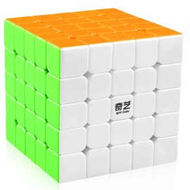 bokefenuo QY Qizheng S 5x5 Speed Cube Stick Scarless 5x5 Magic Cube 62mm Puzzle Cube