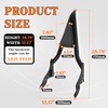 HECASA Detachable Backrest Sissy Bar Compatible with 2009-2024 Harley Touring